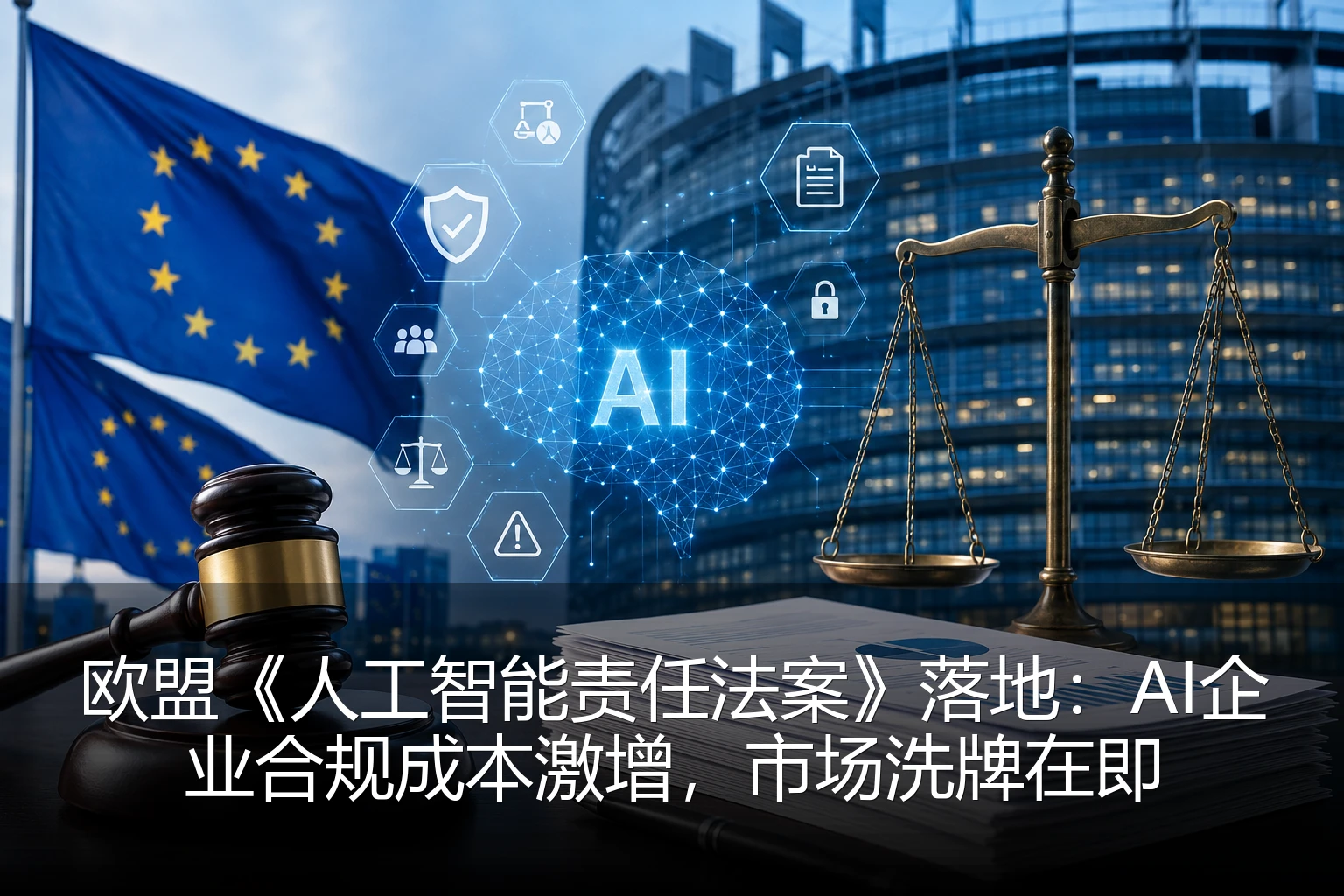 欧盟《人工智能责任法案》落地：AI企业合规成本激增，市场洗牌在即