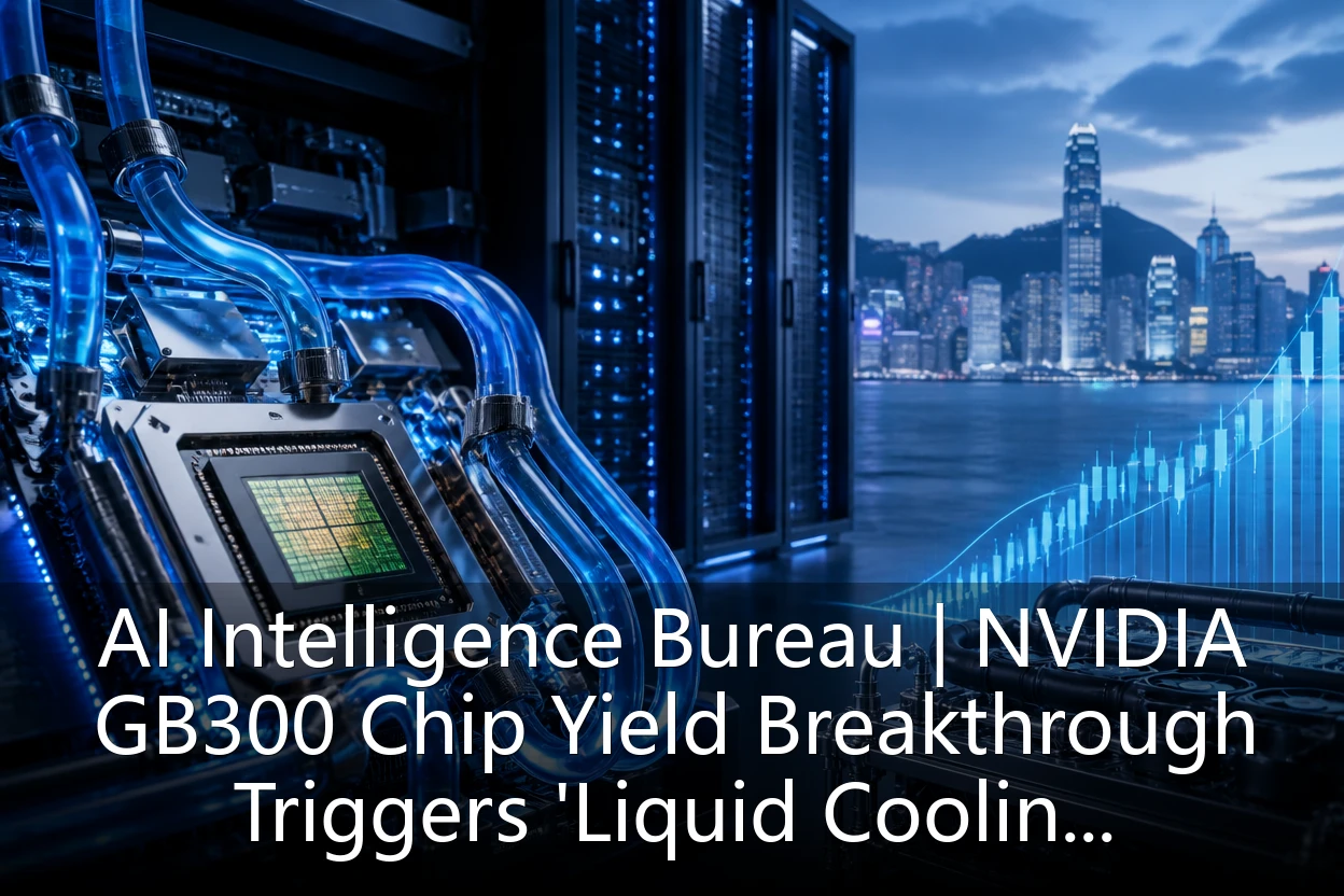 AI Intelligence Bureau | NVIDIA GB300 Chip Yield Breakthrough Triggers 'Liquid Cooling Revolution', Hong Kong Stock Thermal Supply Chain Embraces Davis Double Play