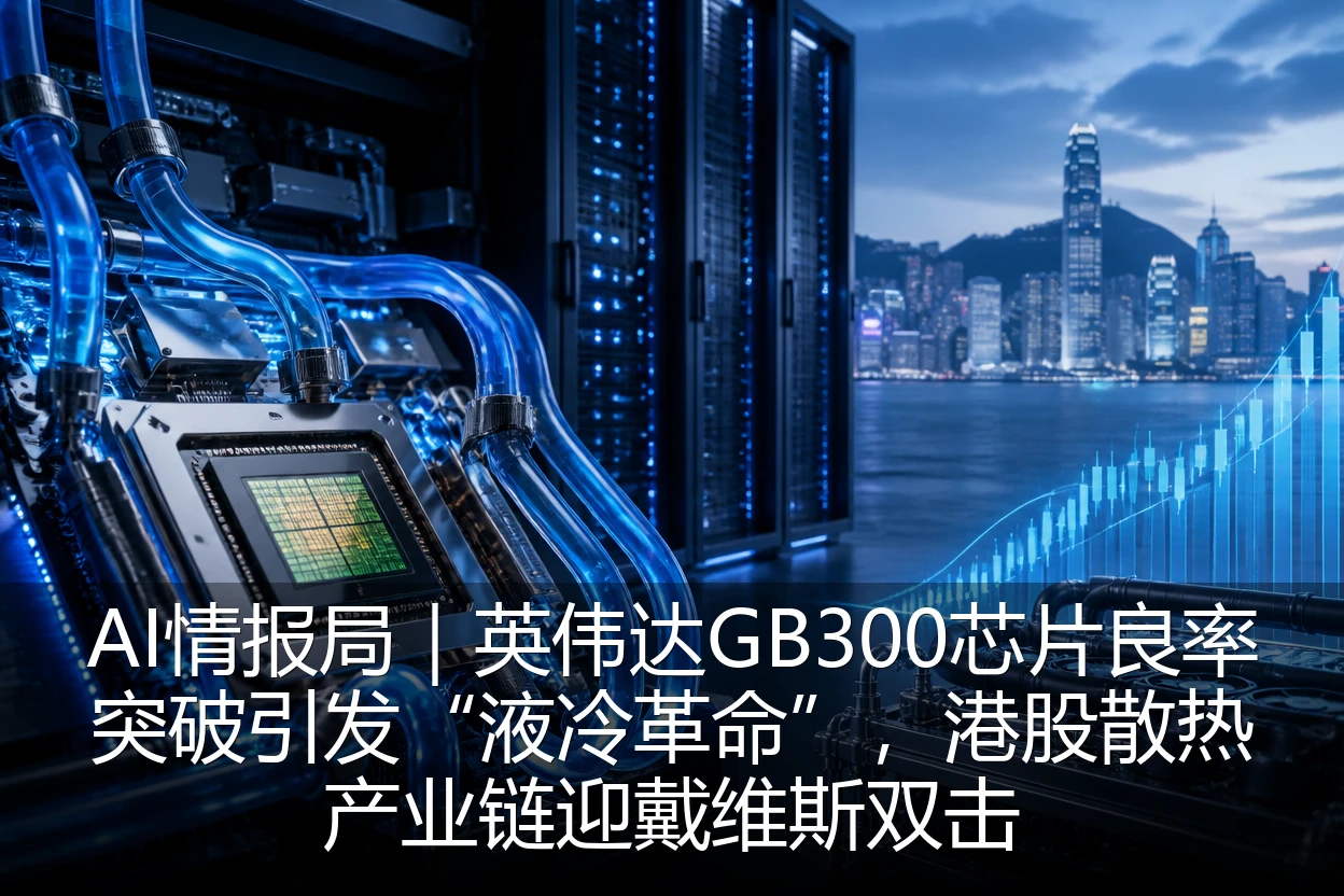 AI情报局｜英伟达GB300芯片良率突破引发“液冷革命”，港股散热产业链迎戴维斯双击
