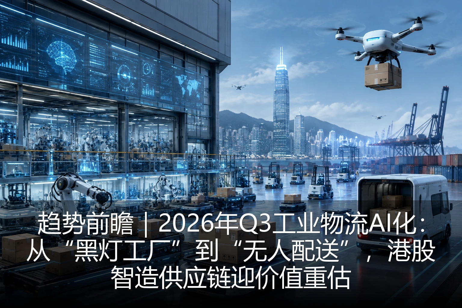 趋势前瞻｜2026年Q3工业物流AI化：从“黑灯工厂”到“无人配送”，港股智造供应链迎价值重估